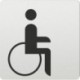Panneau Signes d'information Handicap 0 36 4059,Alu F1