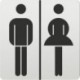 Panneau Signes d'informatio Toilette 0 36 4059,Alu F1