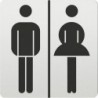 Panneau Signes d'informatio Toilette 0 36 4059,Alu F1