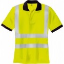 Polo Haute visibilité-SYLT, jaune fluo, Taille L