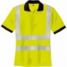 Polo Haute visibilité-SYLT, jaune fluo, Taille L