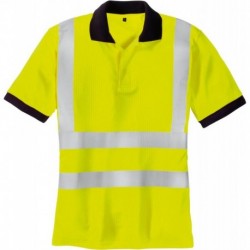 Polo Haute visibilité-SYLT, jaune fluo, Taille 3XL