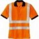 Polo Haute visibilité-SYLT, orange fluo, Taille XL