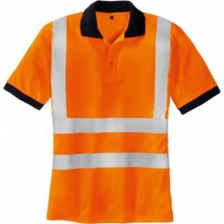 Polo Haute visibilité-SYLT, orange fluo, Taille 2XL