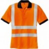 Polo Haute visibilité-SYLT, orange fluo, Taille 2XL