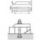 Bride de serrage DIN6315B 22x200mm AMF 1 PCS