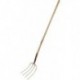 Fourche 31198 4 dents gold, avec manche bois