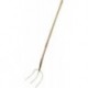 Fourche 33905 3 dents 26X20 gold, avec manche hêtre