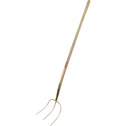 Fourche 33905 3 dents 26X20 gold, avec manche hêtre