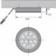 Lampe LED , Alu Op.nw, 12V, 2.3W, IP 44, 2m