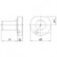 Bouchon fin VDI, forme Z2 40mm Acier FORTIS