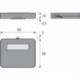LED AlphaLite Alu Optik cw, 0.8m USB-LTG