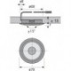 Spot LED, Alu Optik, ww 12VDC, 2.5W, 1.8m