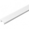 Profil encastré en aluminium F opal L 3000 mm, Profil
