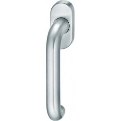 Poignée fenêtre,oval,Alu F1 34 1146, Broche 24-38mm