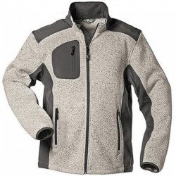 Veste de travail, Taille L, gris brillant/gris
