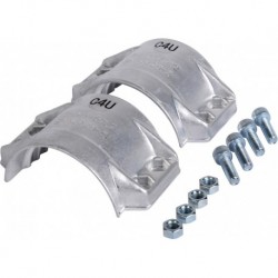 Coquille de tuyau DIN2817 Al, DN100, 100x8mm
