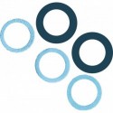 Jeu de 5 joints pour seringues à mortier 500/40 KU