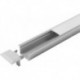 Profil encastré en aluminium B opal L 3000 mm, Profil