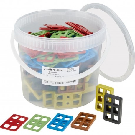 Assortiment de blocs d'ajustement, 155 Pièces