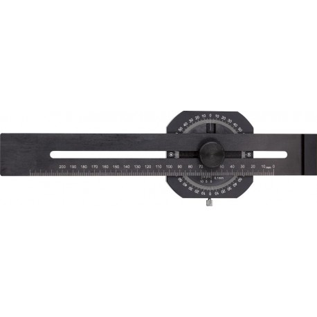 Trusquin de précision avec mesure 200mm FORTIS