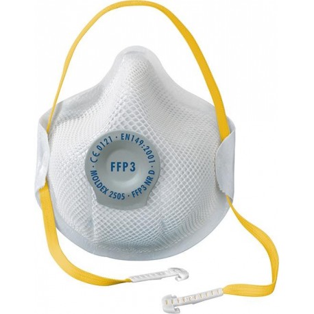Masque anti-poussière 2505 valve, FFP3 NR D (Par 10)