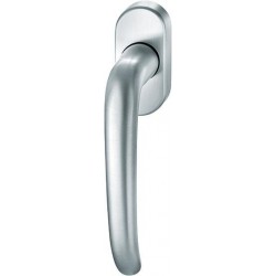 Poignée fenêtre,oval,Acier inoxydable34 1023, Broche 24-38mm
