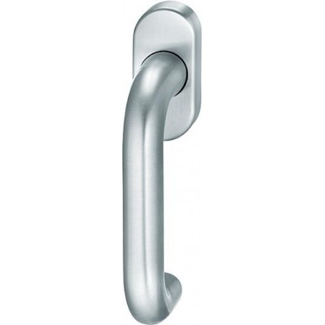 Poignée fenêtre,oval,Acier inoxydable34 1070, Broche 24-38mm