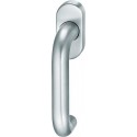 Poignée fenêtre,oval,Acier inoxydable34 1070, Broche 24-38mm