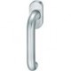 Poignée fenêtre,oval,Acier inoxydable34 1146, Broche 24-38mm