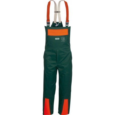Salopettes FJ Des.A,Cl.1,56,vert/orange