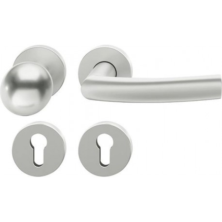 Poignée porte PZ Alu F1 12 1107