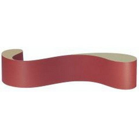 Bande abrasive, de 150 x 2250 mm avec un poudrage ouvert au corindon, Grain : 100
