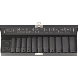 Set de Douilles 1/2" 15Pièces . longue FORTIS