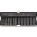 Set de Douilles 1/2" 15Pièces . longue FORTIS