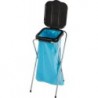Collecteur de déchets 1x120 l avec couvercle noir