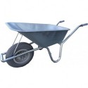 Brouette 90 Ltr galvanisémit roue gonflable