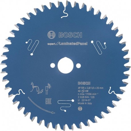 Lame carbure Expert LP 165x2,6x20mm Dent 48 W Bosch
