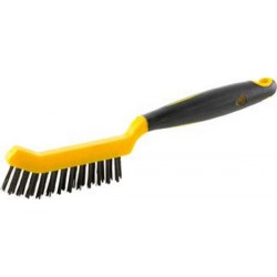 Brosse d'étrier de frein, Nombre de rangées : 2, Garniture Fil d'acier, Epaisseur du fil 0,35 mm, Modèle : ondulé