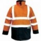 Parka M-Safe Multinorm orange-bleu, Taille 2XL
