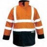 Parka M-Safe Multinorm orange-bleu, Taille 2XL