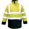 Parka M-Safe Multinorm jaune-bleu, Taille L