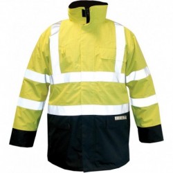 Parka M-Safe Multinorm jaune-bleu, Taille XL
