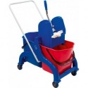 Chariot de lavage Poly III 690x420x900mm 2x25l
