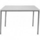 Table 1400x800 mm gris clair/gris clair