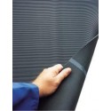 Tapis fin noir 3 mm 1200mm 10m résistant à l'huile.