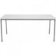 Table 2000x800 mm gris clair/gris clair