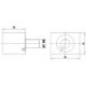 Porte-outil VDI carré blanc A1 50x125mm FORTIS