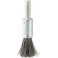 Brosse-pinceau, fil d'acier trempé, ondulé, Ø de la brosse : 17 mm, Long. de la garniture 25 mm, Epaisseur du fil 0,30 mm, Vitesse maxi. : 18000 tr/mn