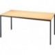 Table 2000x800 mm noir / hêtre
